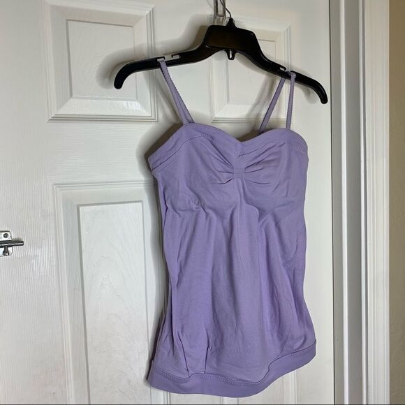 LULULEMON Lavender Pure Focus Tank Yoga Top Size 4 - Picture 3 of 11